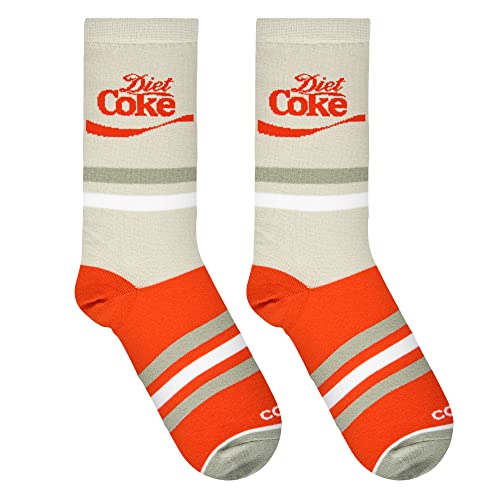 Cool Socks, Diet Coke, Coca-Cola Socks for Women, Fun, Cute Novelty Print Medium