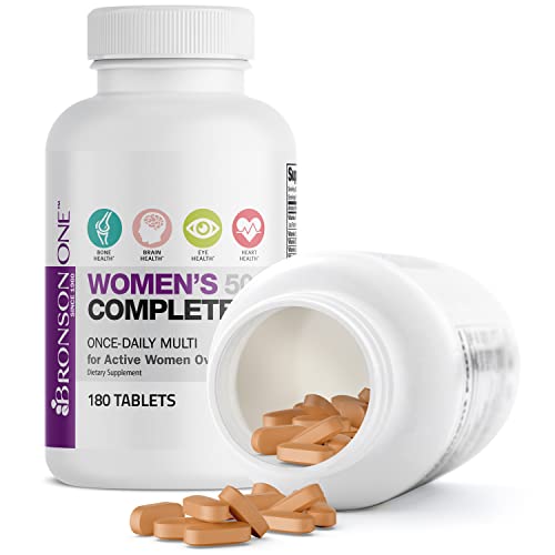 Bronson ONE Daily Women’s 50+ Complete Multivitamin Multimineral, 180 Tablets