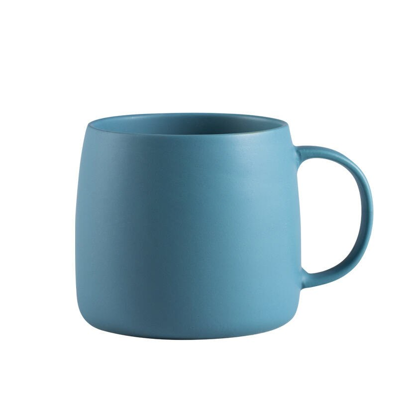 Elegant Nordic-Style Matte Ceramic Mug - Eco-Friendly Office & Home Beverage Cup