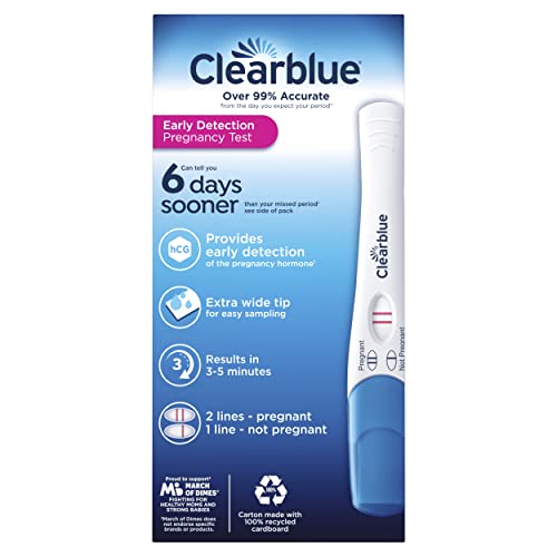 Clearblue Early Detection Pregnancy Test, 5 Count