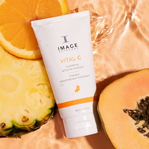 IMAGE Skincare, VITAL C Hydrating Enzyme Masque, Brightening Facial Mask with Vitamin C and Hyaluronic Acid, 2 oz