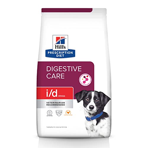 Hill's Prescription Diet i/d Stress Digestive Care Chicken Flavor Dry Dog Food, Veterinary Diet, 8 lb. Bag