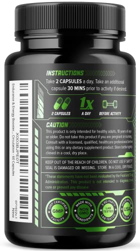 Testosterone Booster for Men - Male Enhancing Supplement - Test Booster for Endurance, Drive, Stamina, Strength, Size, Libido & Lean Muscle Growth - Supports Healthy Blood Circulation - 120 Pills