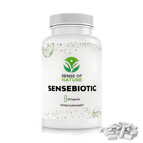 Sense Of Nature Sensebiotic Gut Health Probiotics Dietary Supplements Probiotic Supplements 20 Billion CFUs Probiotics for Women Gut Health Men’s Probiotics for Digestive Health 60 Probiotic capsules