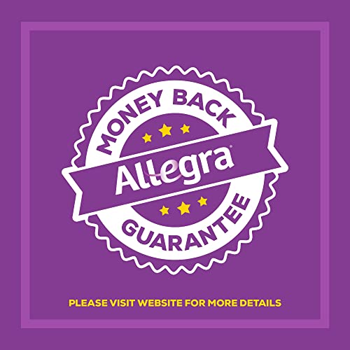 Allegra Adult 12HR Non-Drowsy Antihistamine, 24 Tablets, Fast-acting Allergy Symptom Relief, 60 mg