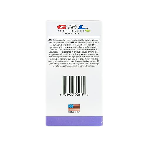 GSL Technology Stress B-Complex with Zinc and Vitamin C | for Energy Health | Made in The USA (180)