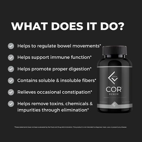 CorVive CorRenew Cleanse Supplement | A Full Spectrum-Cleansing Product | 60 Capsules