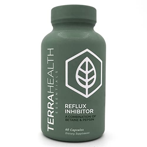 Terra Health Essentials® Reflux Inhibitor | Relieve Indigestion and Heartburn | (1 Pack, 90 Capsules)