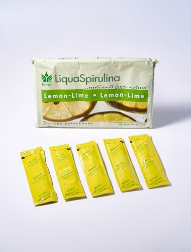 RE-VITA Lemon-Lime LiquaSpirulina Essential Pack 60 Servings