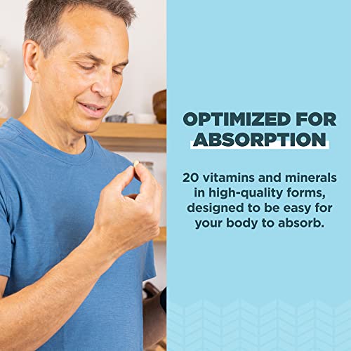 Multivitamin for Men by Ancient Nutrition, Ancient Multi Men's Once Daily Vitamin Supplement 30 Ct, Vitamin A, Vitamin B and Vitamin K2, Fenugreek Seed, Supports Immune System, Paleo and Keto Friendly