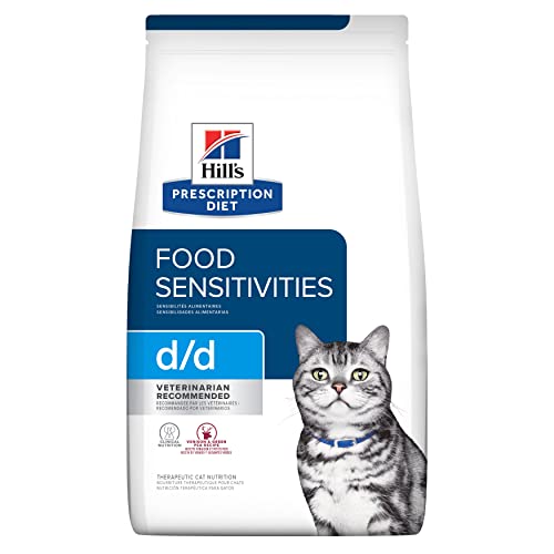 Hill's Prescription Diet d/d Skin/Food Sensitivities Venison & Green Pea Formula Dry Cat Food, Veterinary Diet, 3.5 lb. Bag