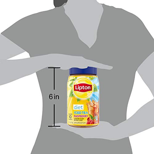 Lipton Diet Iced Tea Mix, Raspberry, 10 qt