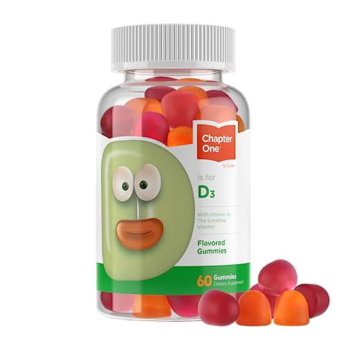 Zahler - Chapter One Vitamin D 3 1000 IU Gummies (60 Flavored Gummies) - Certified Kosher Chewable Vitamin D3 Gummies for Kids & Adults - VIT D3 Supplements - Made in USA Vitamin D Gummies