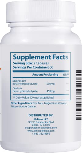 Clinical Effects Keto Support BHBoost - Supplement for Keto Weight Support - Helps Restore Electrolytes and Energy Levels - Sodium-Free - 60 ct