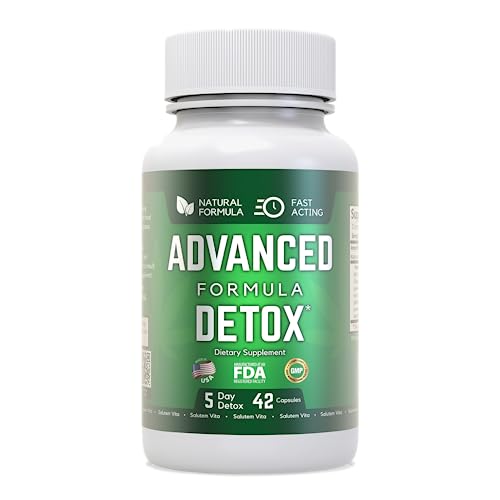 Salutem Vita™ Advanced Formula Detox - Detoxify and Renew: Your Ultimate Dietary Supplement for Total Body Cleansing -Supplement for Toxin Removal - 1 Pack - 42 Caps