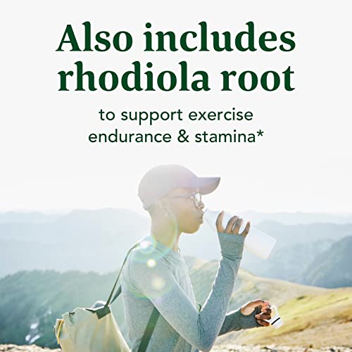 MegaFood Stress Protect with Ashwagandha & Herb Blend -Supports Healthy Stress Response - Rhodiola Root, Vegetarian, Non-GMO, Gluten-Free - Made Without 9 Food Allergens - 60 Tabs (30 Servings)