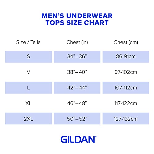 Gildan Men's Crew T-Shirts, Multipack, Style G1100, White (6-Pack), Large