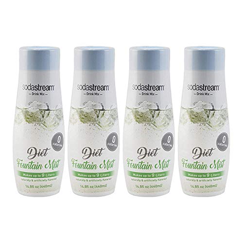 SodaStream Diet Fountain Mist, 440ml 4-Pack