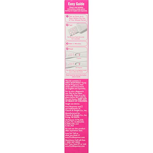 First Response Early Result Pregnancy Test, 2 Pack