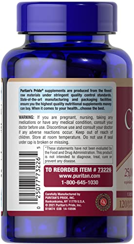 Puritan's Pride One A Day Cranberry Capsules, Twin Pack 240 Total Count