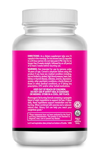 Skinny Girl- Advanced Weight Loss Formula for Women- Best Female Diet Pills That Work Fast- Lipogenic to Curb Your Appetite- Thermogetic to Burn Away Fat- Boost Energy and Focus- 60 Caps