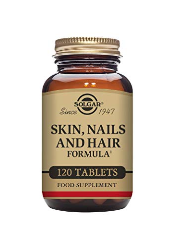 Solgar Skin, Nails & Hair, Advanced MSM Formula, 120 Tablets - Supports Collagen for Hair, Nail and Skin Health - Provides Zinc, Vitamin C & Copper - Non GMO, Vegan, Gluten & Dairy Free - 60 Servings