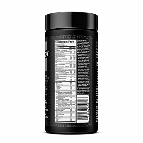 MuscleTech Platinum Multivitamin for Immune Support 18 Vitamins & Minerals Vitamins A C D E B6 B12 Daily Workout Supplements for Men 90 Ct