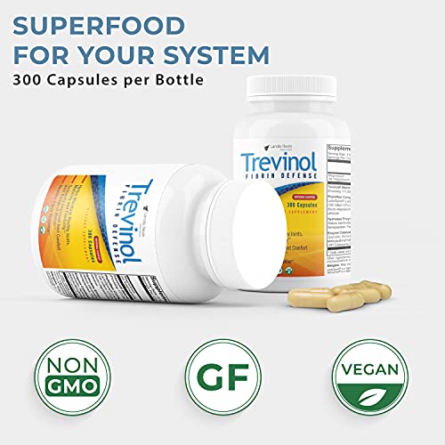 Trevinol® Proteolytic Enzymes Dietary Supplements-300 Capsules - Inflammation, Joint Pain, Flexibility, Mobility - Aids with Digestion, Recovery, Inflammation Response, Muscle and Bone Function