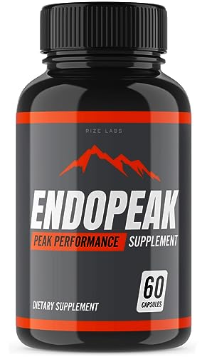 Endopeak Male Pills, Endopeak Pills for Peak Performance Endo Peak Supplement Maximum Strength Shark Support Tank Ultra Pure Non-GMO Vegan Supplement Advanced Formula EndopeakPills (60 Capsules)