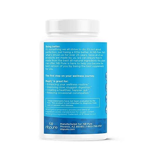 nbpure Mag O7 Oxygen Digestive System Cleanser Capsules, 180 Count