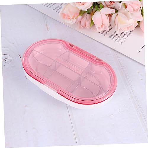 1PC Box Dispenser Container Plastic case Reminder Medicine sorter Vitamin containers Vitamin Supplement Holder bin Organizer Cases Organizers Pill case Travel Sorting Machine