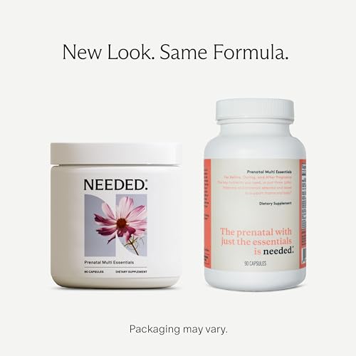 Needed. Multivitamin for Prenatal | Prenatal Multi Essentials Capsule- Pregnancy, Breastfeeding, Postpartum | Expertly-Formulated & Third-Party Tested, | 30-Day Supply