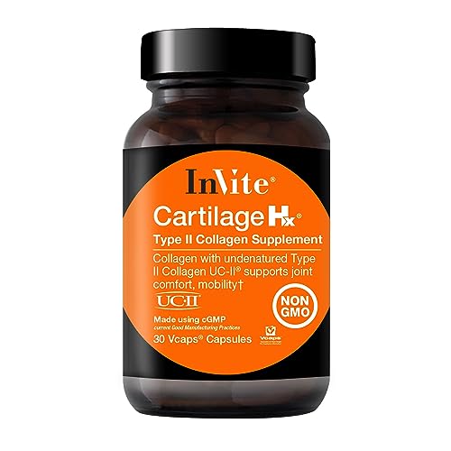 Invite Health Cartilage Hx® - Supports Joint Health and Mobility - Provides Collagen in its Clinically-Proven Biologically-Active Form - 30 Day Supply