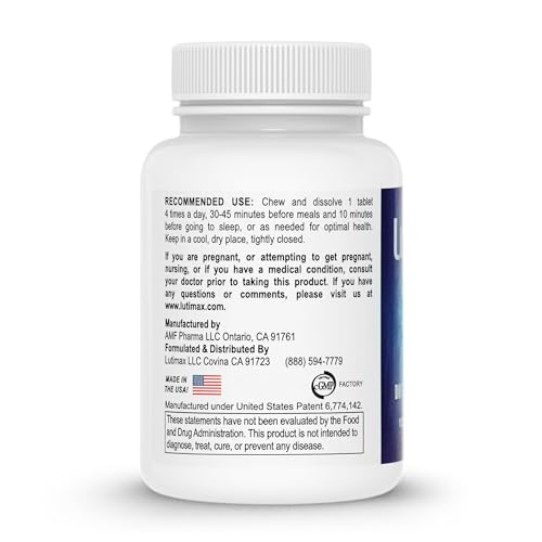 Lutimax Luteolin Complex w/Rutin - Brain Supplement for Mental Health - Bioflavonoids w/Vitamin C, D & E for Joint, Muscle, & Dietary Issues - Antioxidants Supplement w/Immune Support - 4 Pack