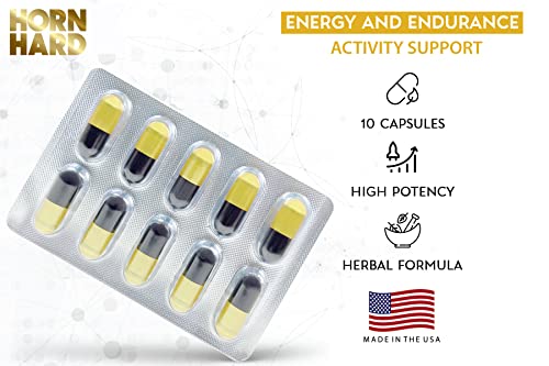 All Natural Powerful Energy and Endurance Supplement (10 Capsules)