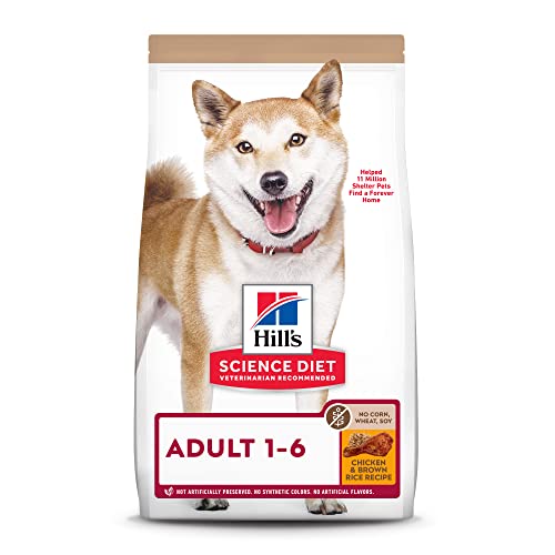 Hill's Science Diet Adult No Corn, Wheat or Soy Dry Dog Food, Chicken Recipe, 30 lb. Bag