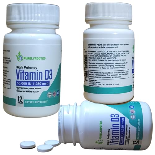 Nature's Bounty Super B Complex with Vitamin C & Folic Acid,150 Tablets - Bundle with PurelyRooted Vitamin D3 50,000 IU 90-Day Supply for Energy, Bone & Muscle Support - Bonus 1 AM/PM Mini Pill Case.