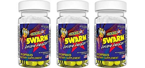 Swarm Extreme Energizer 20 Capsules (Pack of 3)