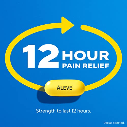 Aleve Arthritis Gelcap, Fast Acting All Day Pain Relief for Headaches, Muscle Aches, and Fever Reduction, Naproxen Sodium, 220 mg, Yellow, 160 Count