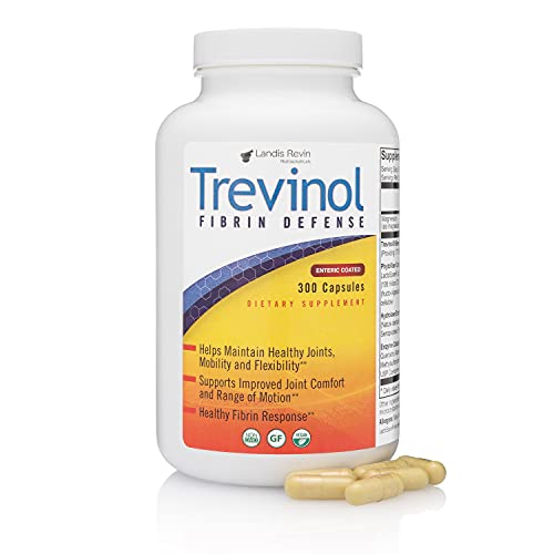 Trevinol® Proteolytic Enzymes Dietary Supplements-300 Capsules - Inflammation, Joint Pain, Flexibility, Mobility - Aids with Digestion, Recovery, Inflammation Response, Muscle and Bone Function