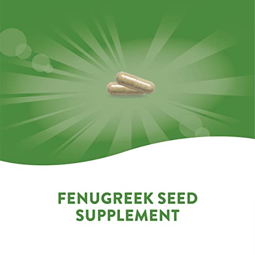 Nature's Way Fenugreek Seed, Traditional Lactation/Breastfeeding Support*, 1,130 mg, 180 Vegan Capsules