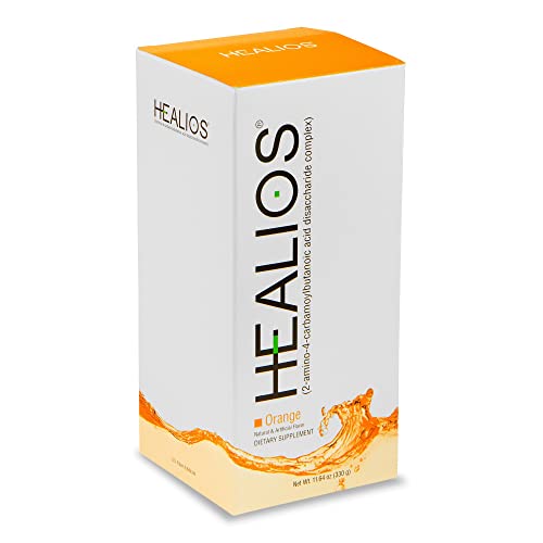 Healios Orange Flavor Oral Health and Dietary Supplement, Powder Form, Naturally Sourced L-Glutamine Trehalose L-Arginine, 11.64 Ounces