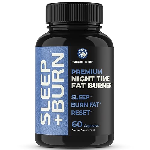 Night Time Fat Burner | Shred Fat While You Sleep | Hunger Suppressant, Carb Blocker & Weight Loss Support Supplements | Burn Belly Fat, Support Metabolism & Fall Asleep Fast | 60 Nighttime Pills