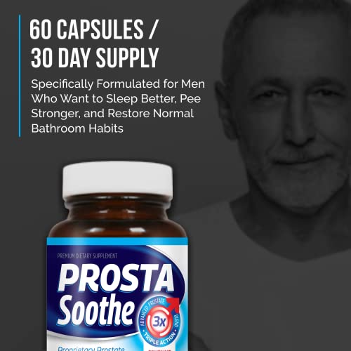 PROSTA SOOTHE Premium Dietary Supplement Capsule Designed to Support Healthy Prostate Function - Pack of 1