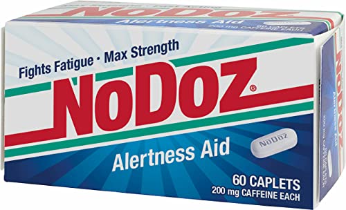 NoDoz 200mg Caffeine Pills Maximum Strength, 120 Caplets total