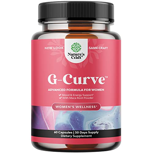 G-Curve Butt and Breast Enhancement Pills - Herbal Enhancer May Support Body Sculpting Curves with Saw Palmetto Extract Horny Goat Weed for Women *Results Vary 60 Count