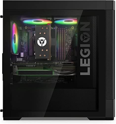 Lenovo Legion T5 Gamer Desktop Computer (NVIDIA GeForce RTX 2060 12GB, AMD 8-Core Ryzen 7 7700X Processor (Beats i7-12700K), 32GB DDR5 RAM, 512GB NVMe SSD + 2TB HDD, Windows 11 Home) w/Gaming Bundle