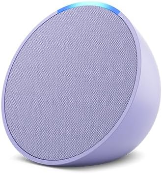 Introducing Echo Pop | Full sound compact smart speaker with Alexa | Lavender Bloom