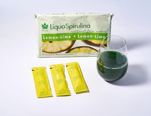 RE-VITA Lemon-Lime LiquaSpirulina Essential Pack 60 Servings