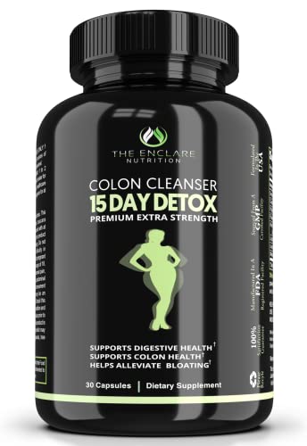 Colon Cleanser Detox. Premium 15 Day Fast-Acting Detox Cleanse Diet Pills, Probiotic, Fiber, Natural Laxatives for Constipation Relief, Bloating. Colon Cleanse Boosts Energy, Focus, Gut Health (1)